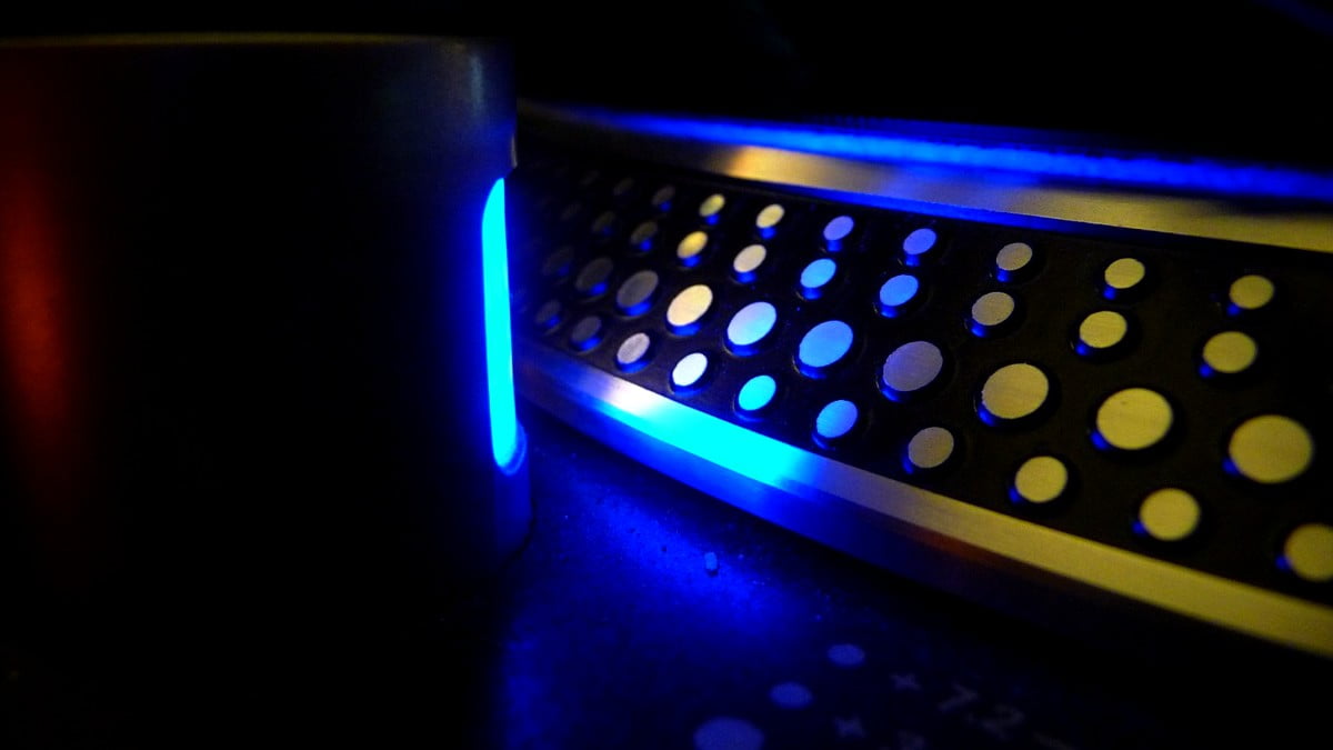 Hintergrundbild Plattenspieler, Beleuchtung, Blaue 🔥 TOP kostenlose