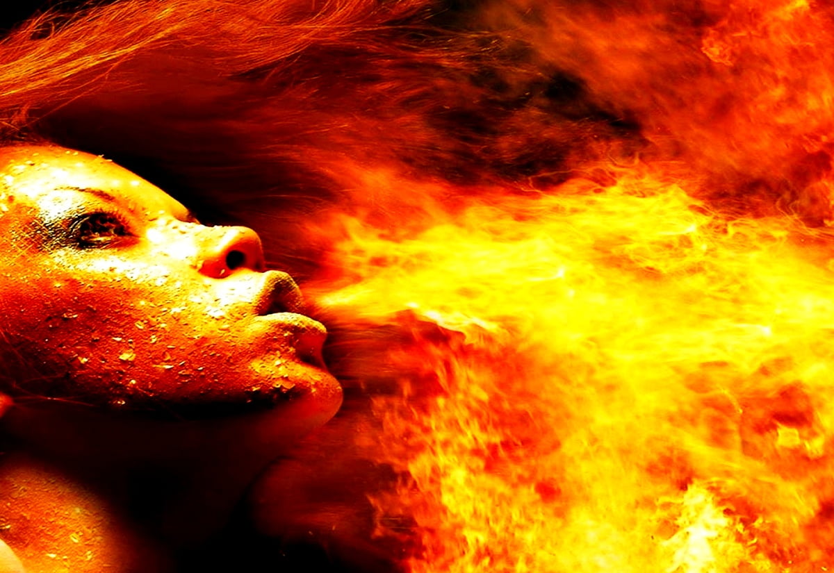 Hintergrund — Feuer, Flammen, orange, Grafische Datenverarbeitung, Kunst