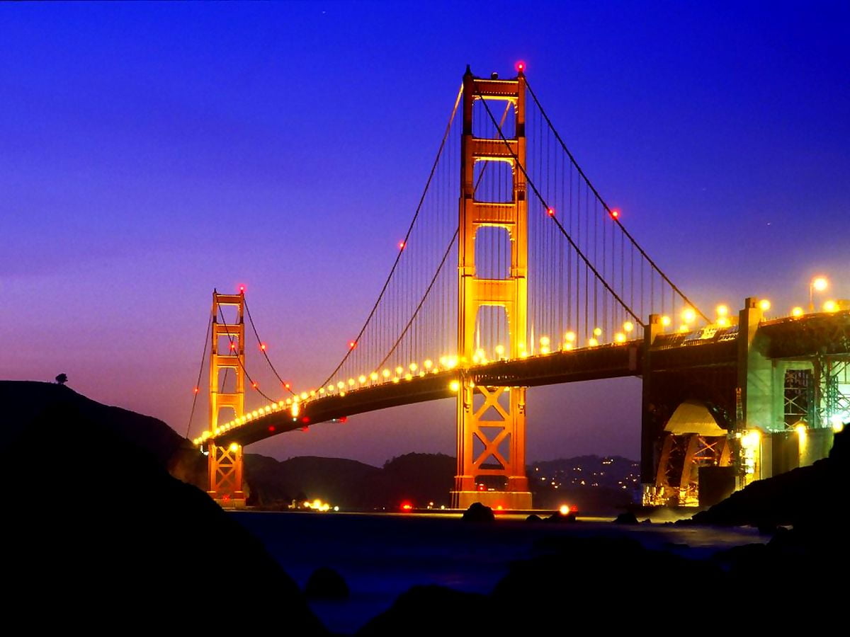Golden Gate Bridge, Kalifornien, San Francisco Hintergrund 🔥 Download TOP freie Hintergründe
