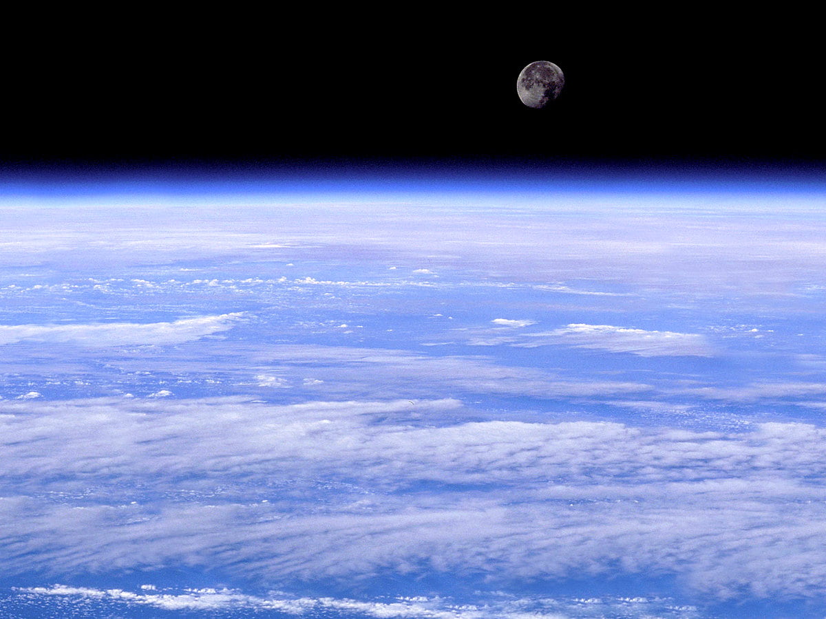 Erde aus dem Weltraum : kostenlose Hintergrund 1600x1200