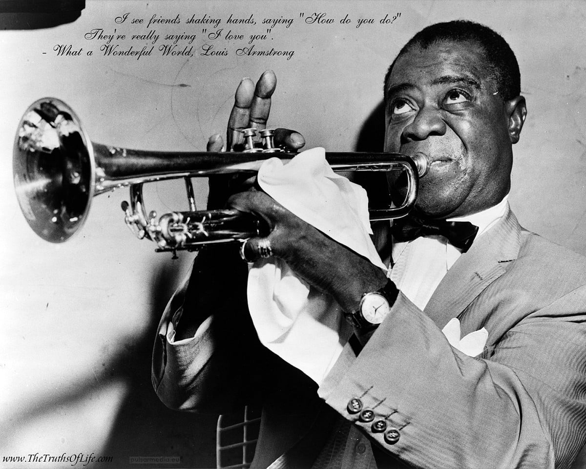 Gutes Louis Armstrong, Musik Künstler, Trompeter Hintergrundbild 🔥