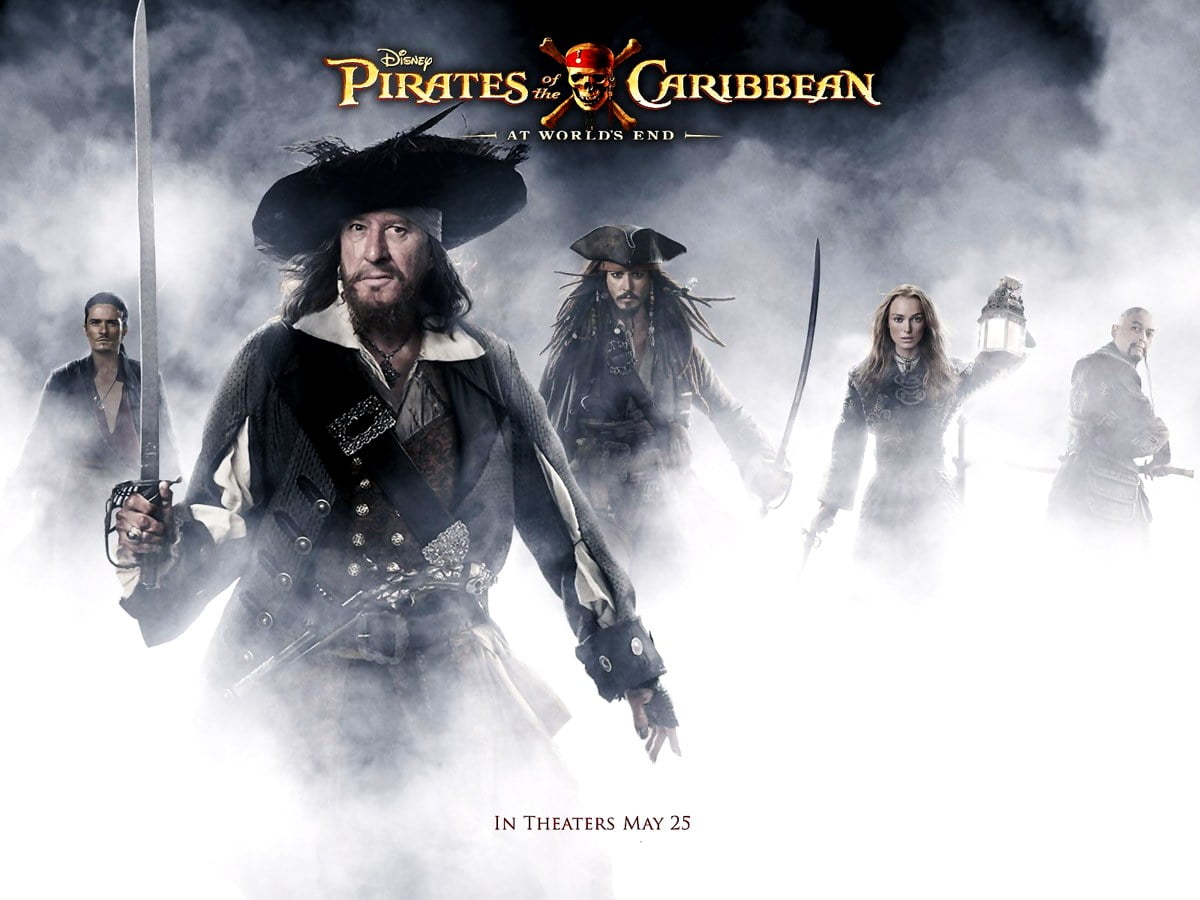 Hintergrundbild Pirates Of The Caribbean, Poster, Album-Cover