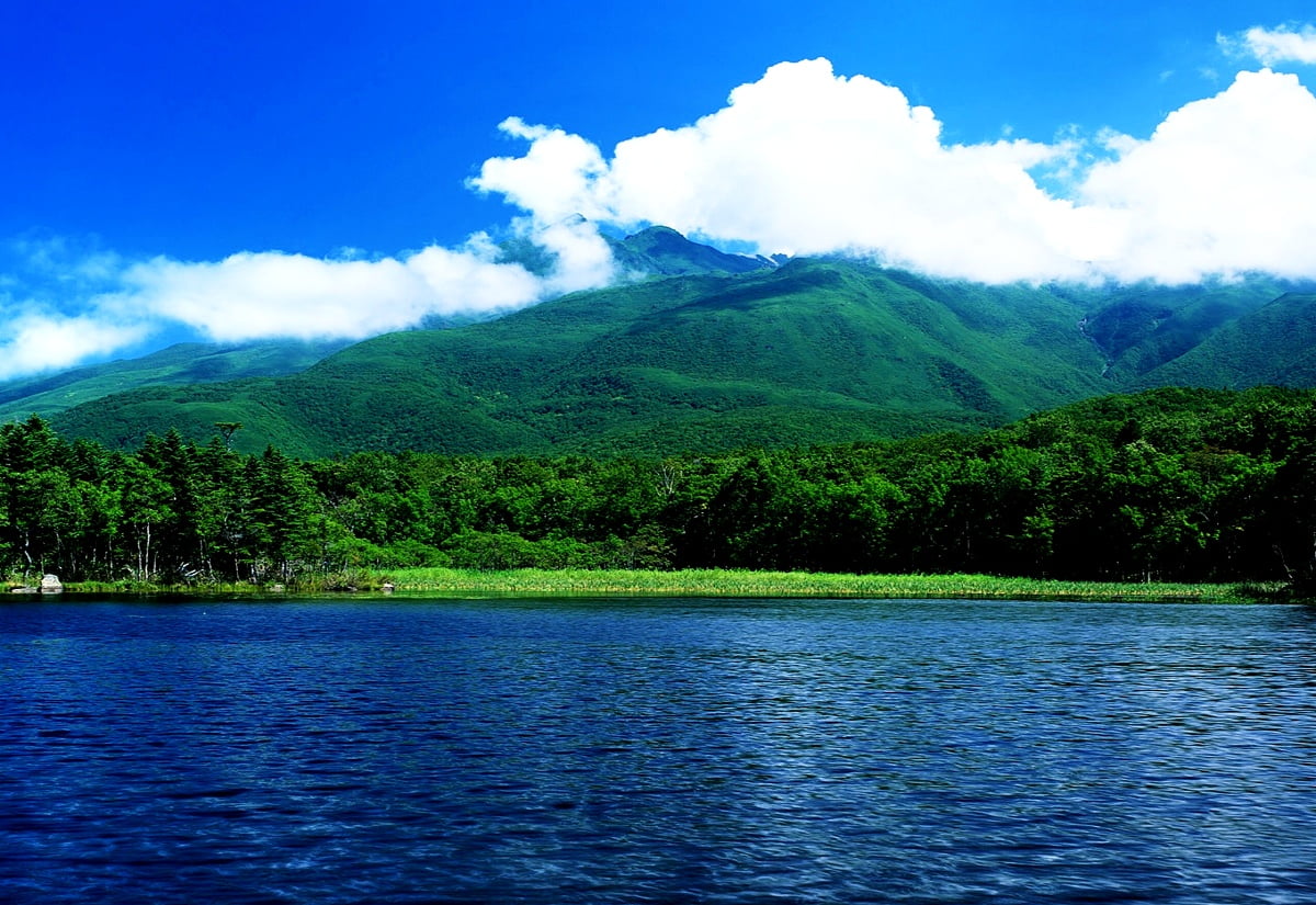 Großer See und Berg (Japan) / HD Hintergrundbilder