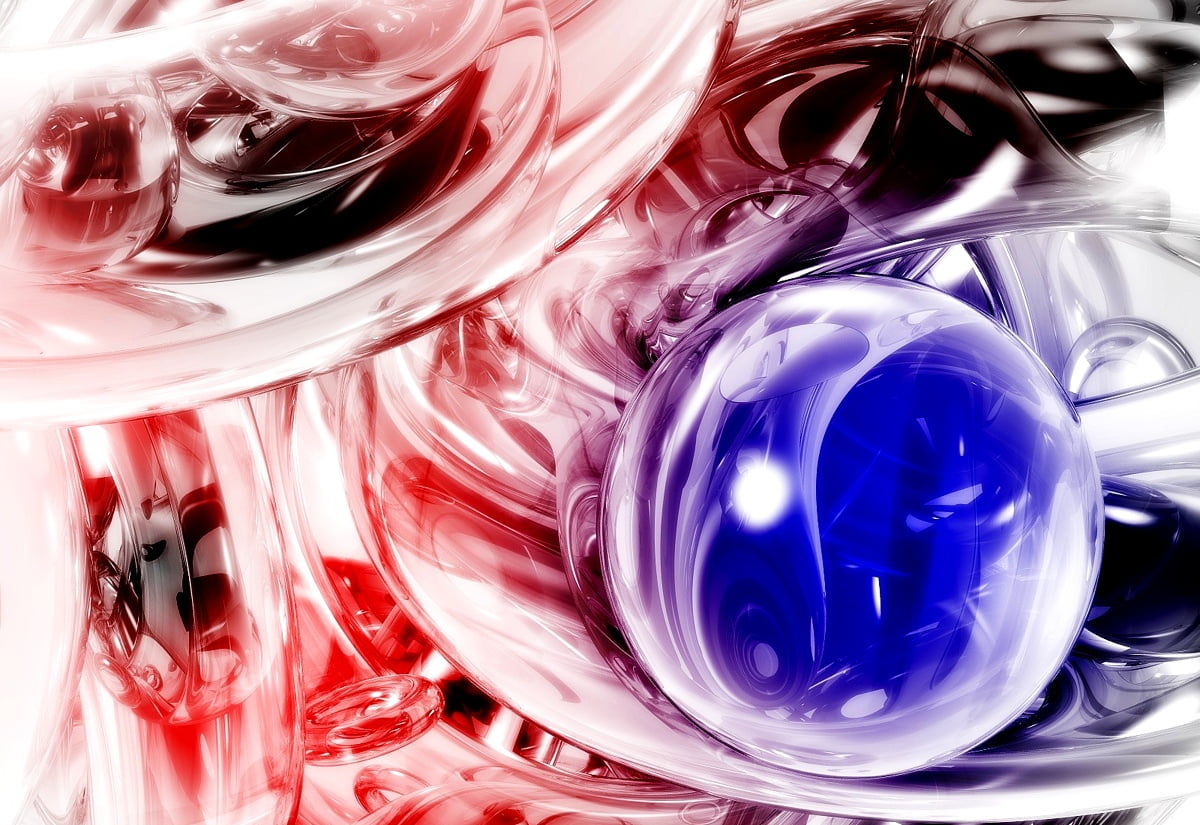 Cooles Hintergrundbild 3D Purpurrote Abstrakte Beste Freie 