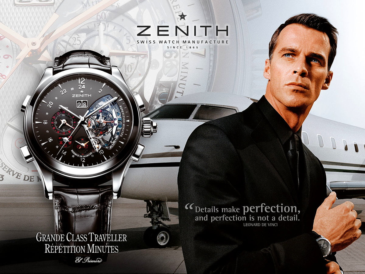 Zenith, Männer, analoge Uhr, Marke, Uhren : HD Hintergrundbild