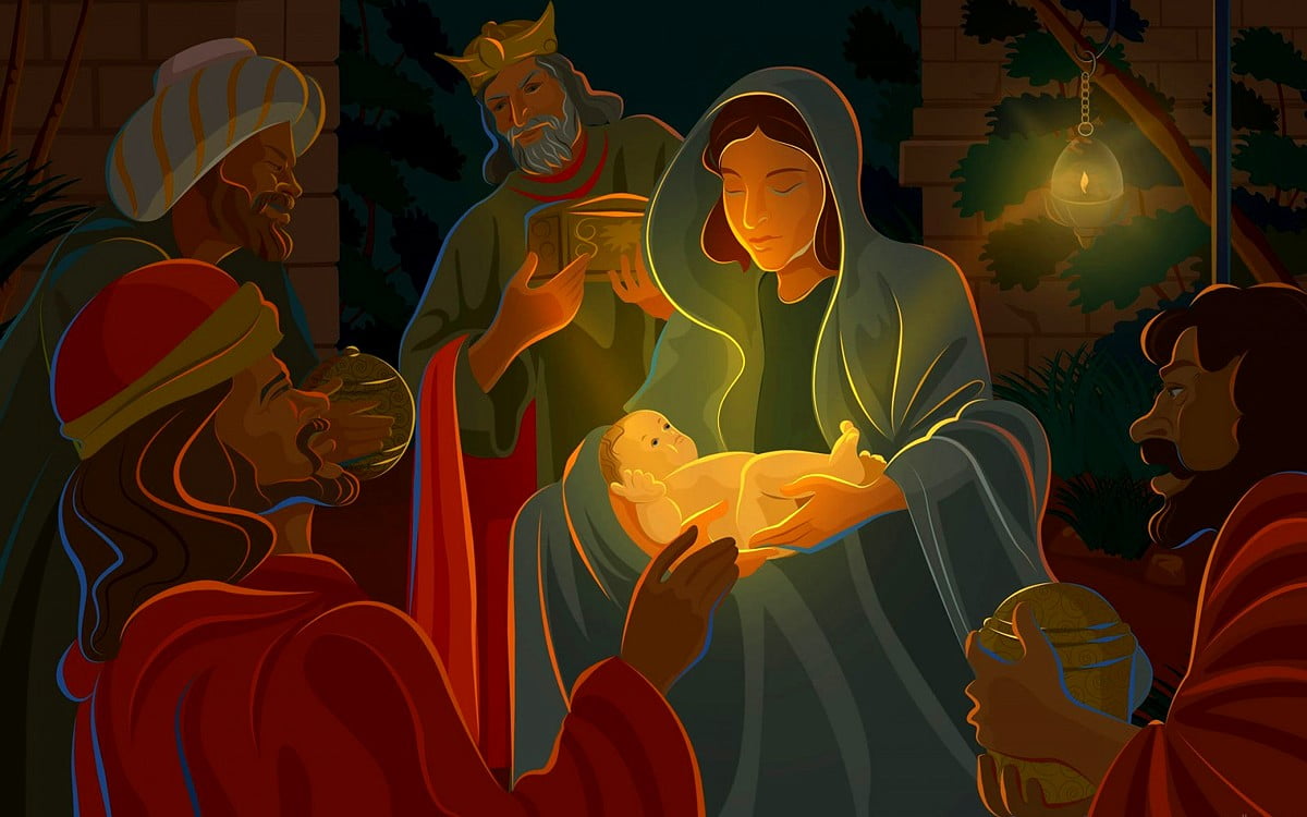 Hintergrundbild Fr hliche Weihnachten Cartoons Kunst Download Freie Hintergrundbilder