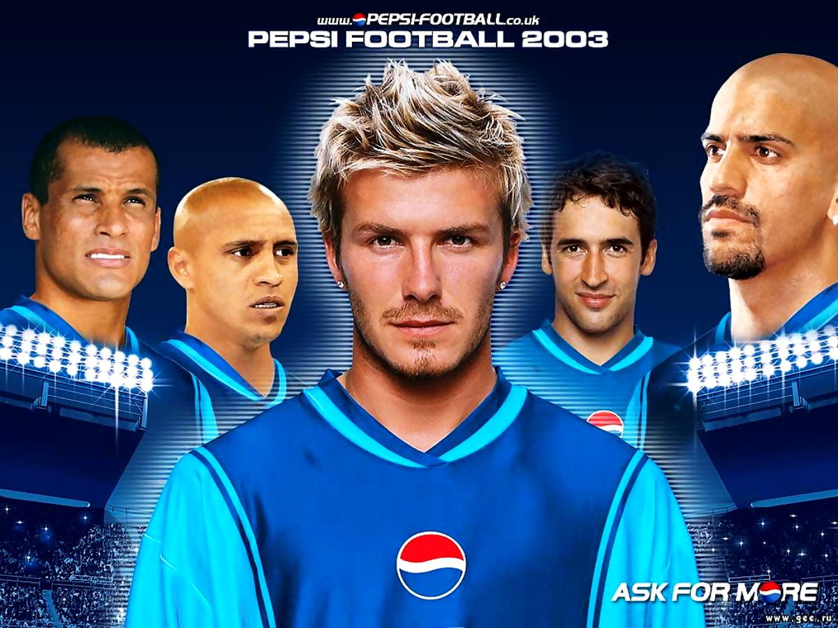Rivaldo, Roberto Carlos, David Beckham, Raul : Hintergrund (1024x768)