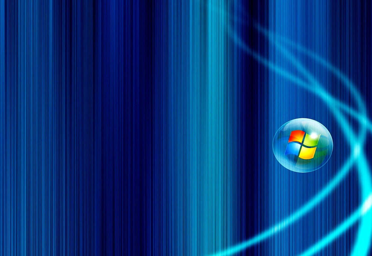 Windows Vista, blaue, Aqua, türkisfarbene, azurblaue / kostenlose Hintergrund