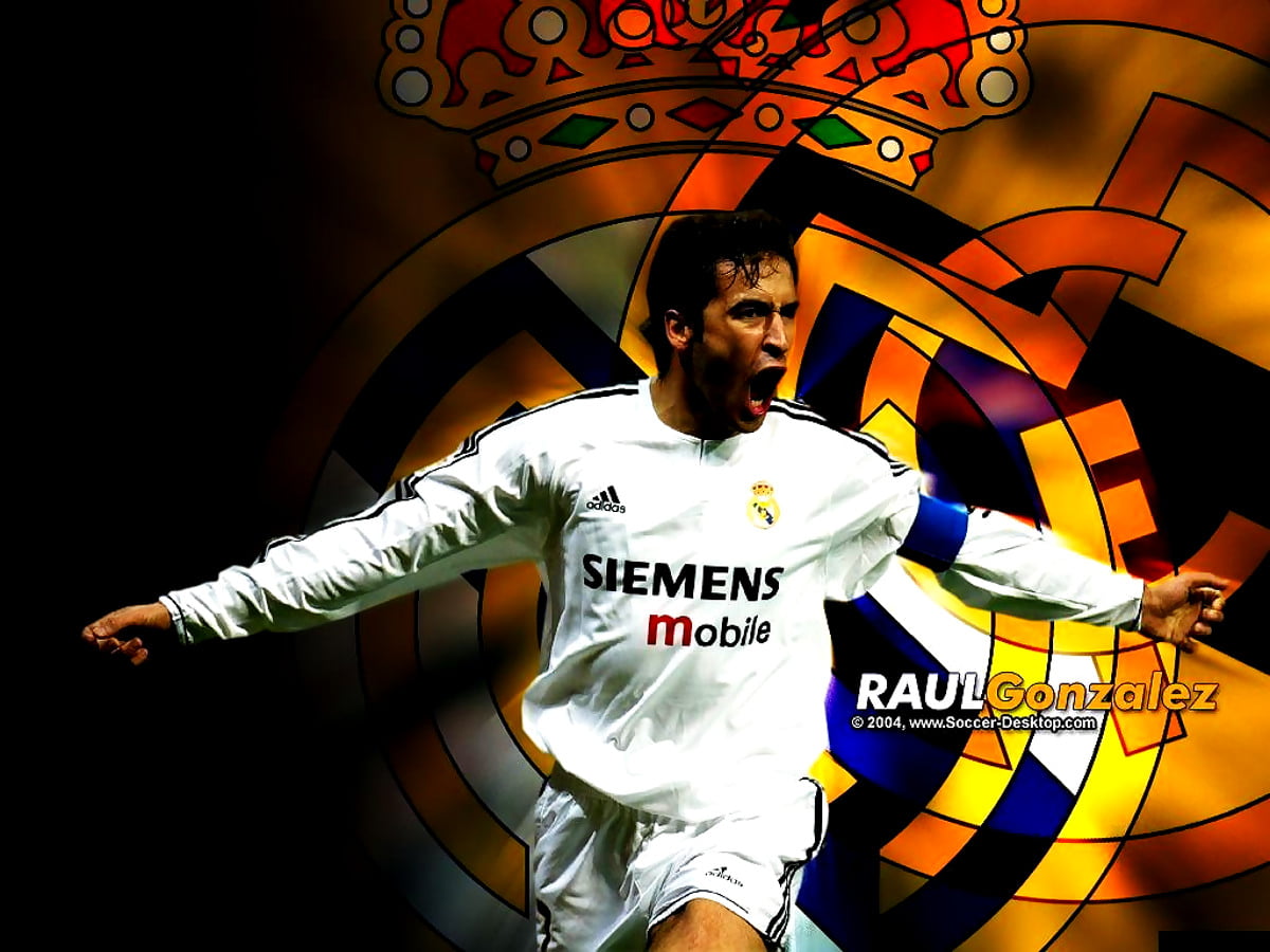 Hintergrund : Raul, Fußballplakate, Fußballspieler, Fußball, Spieler (1024x768)