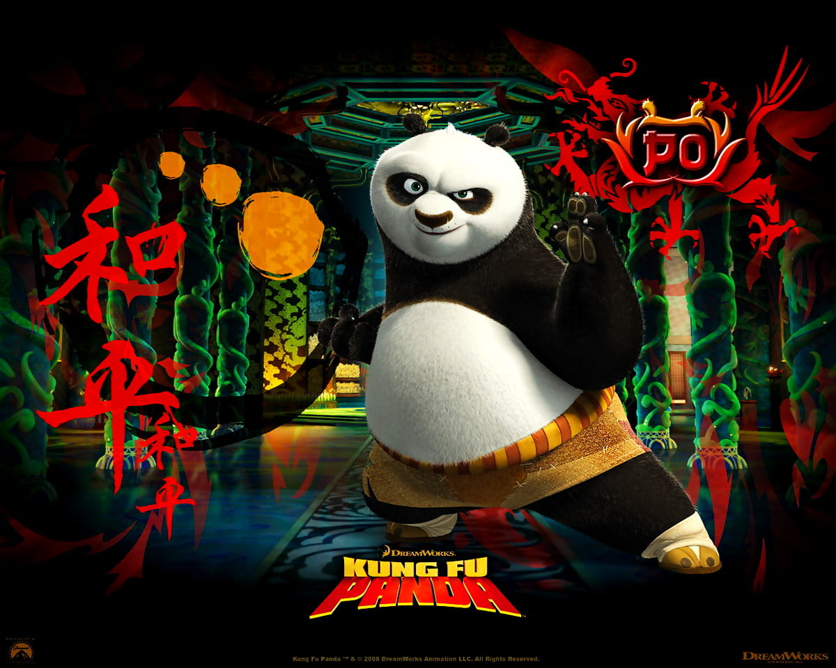 Ausgestopftes Tier (Szene aus computeranimiertem Film "Kung Fu Panda") - Hintergrundbilder 1280x1024