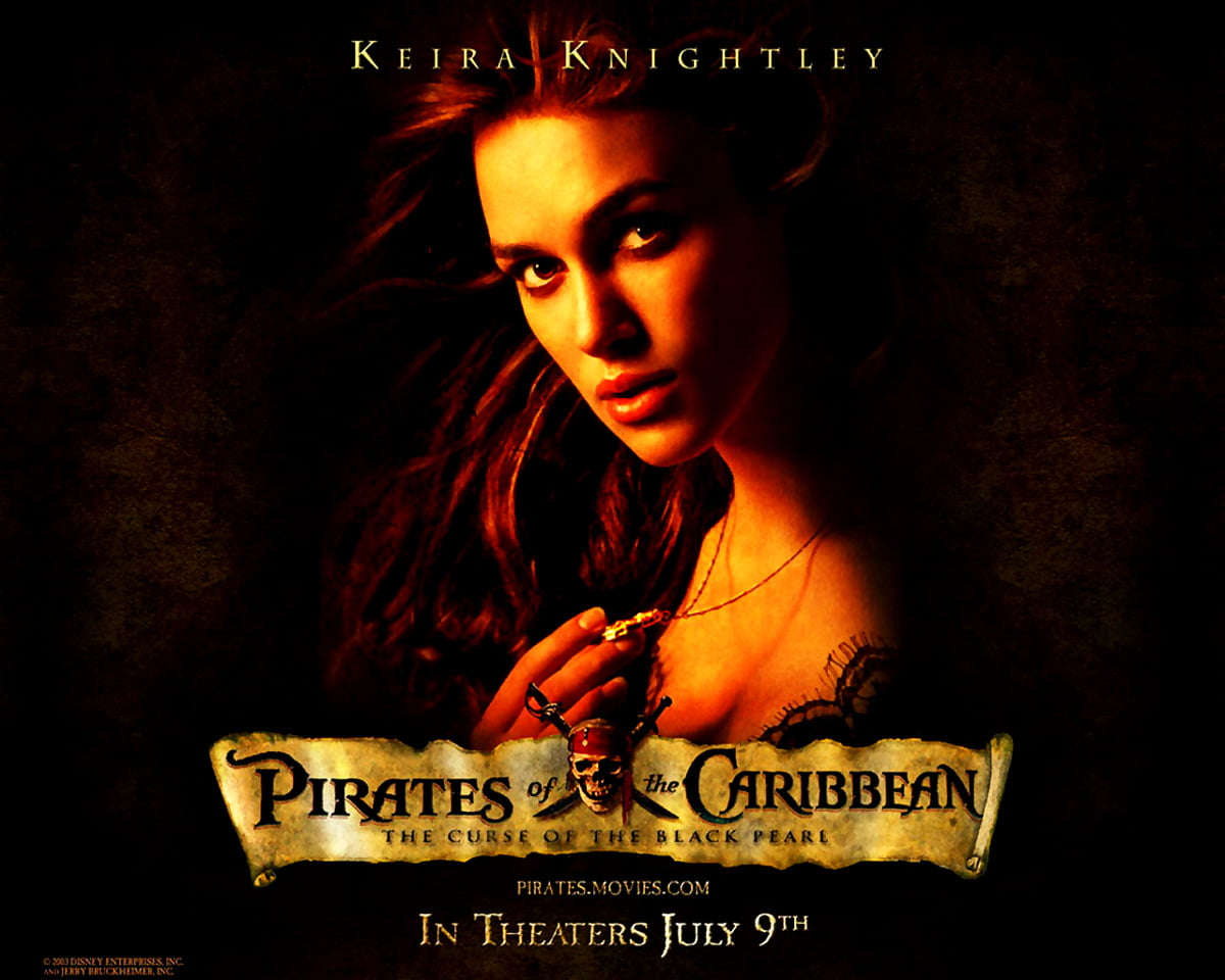 Keira Knightley (Szene aus dem Film "Pirates of the Caribbean") - Hintergründe